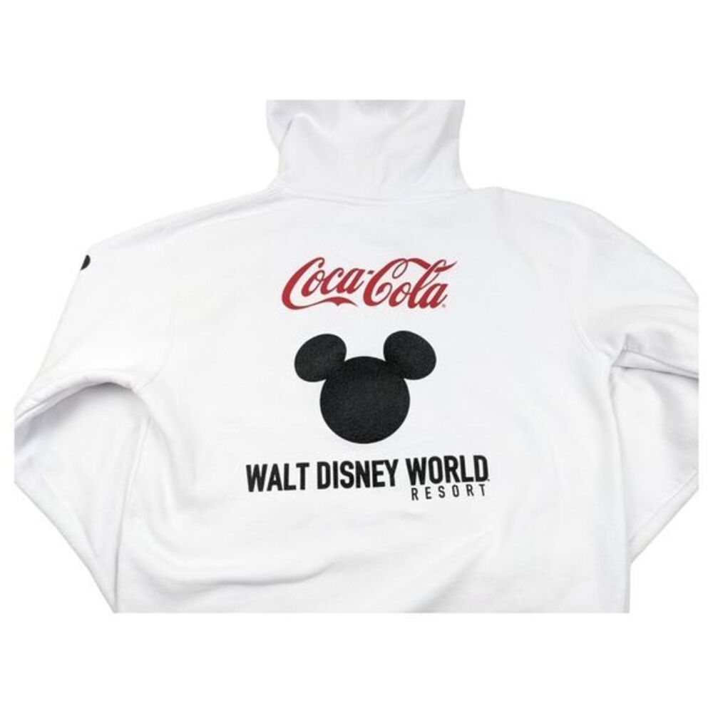 Walt Disney World‎ Resort Coca-Cola Hoodie White Mickey Mouse Pullover - Picture 2 of 12